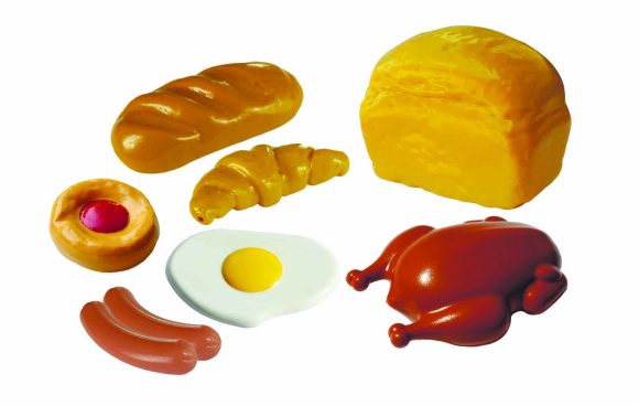 Совтехстром.Набор "Продукты" арт. У549 (хлеб,батон,круассан,яичница,курица,сосиски) /10