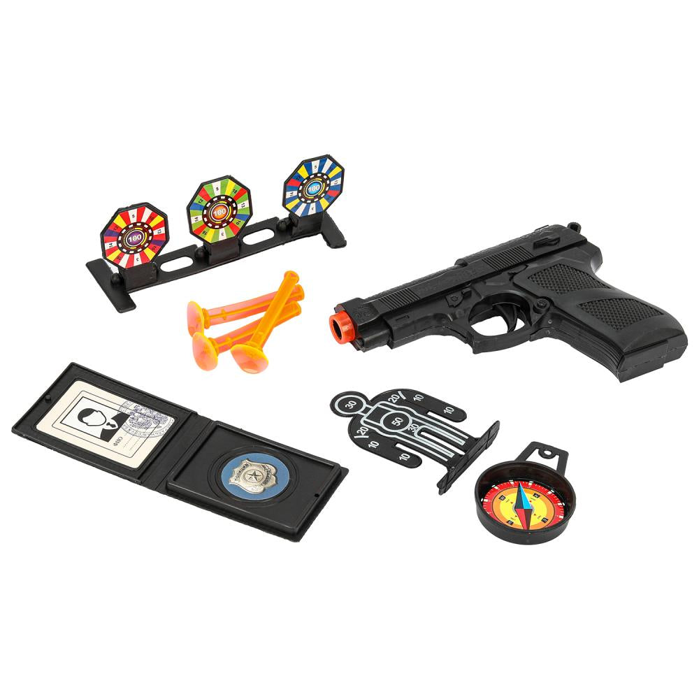 Набор оружия ПОЛИЦИЯ pistolet стр.пистонами, блист.24,5*38*3см ИГРАЕМ ВМЕСТЕ в кор.2*96шт