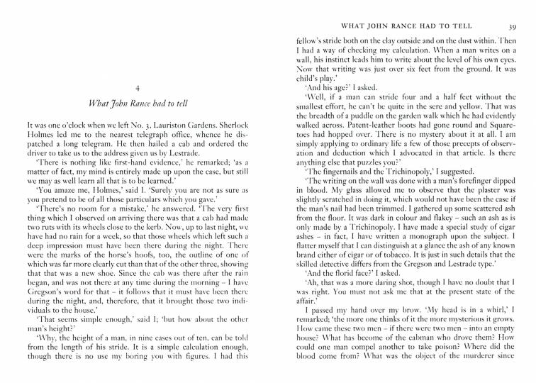 Study in Scarlet, a & The Sign of the Four (HB)