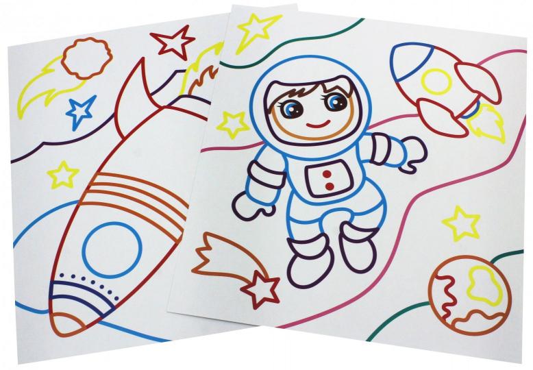 Волшебные контуры. Космос дп