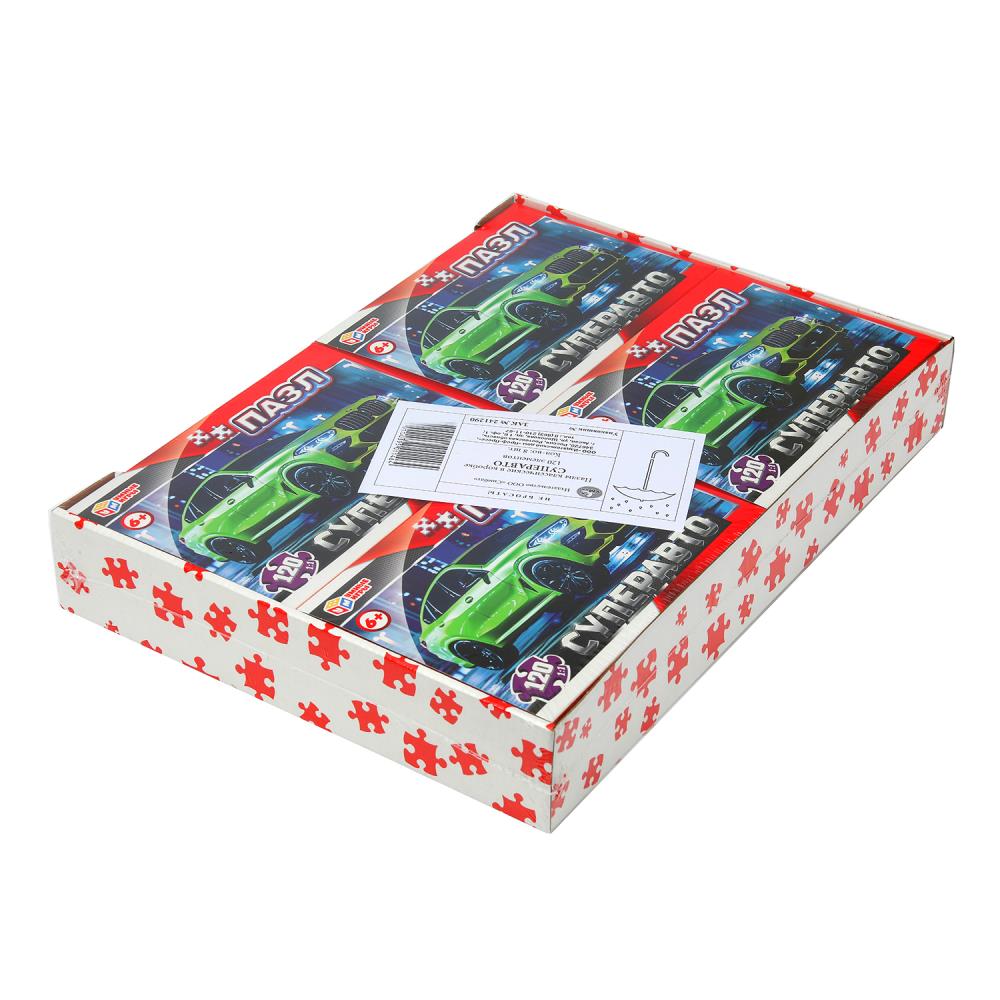Super-auto. Пазлы классические в коробке. 120 pièces. 180х130х25 mm. Умные игры в уп.8шт в кор.8уп