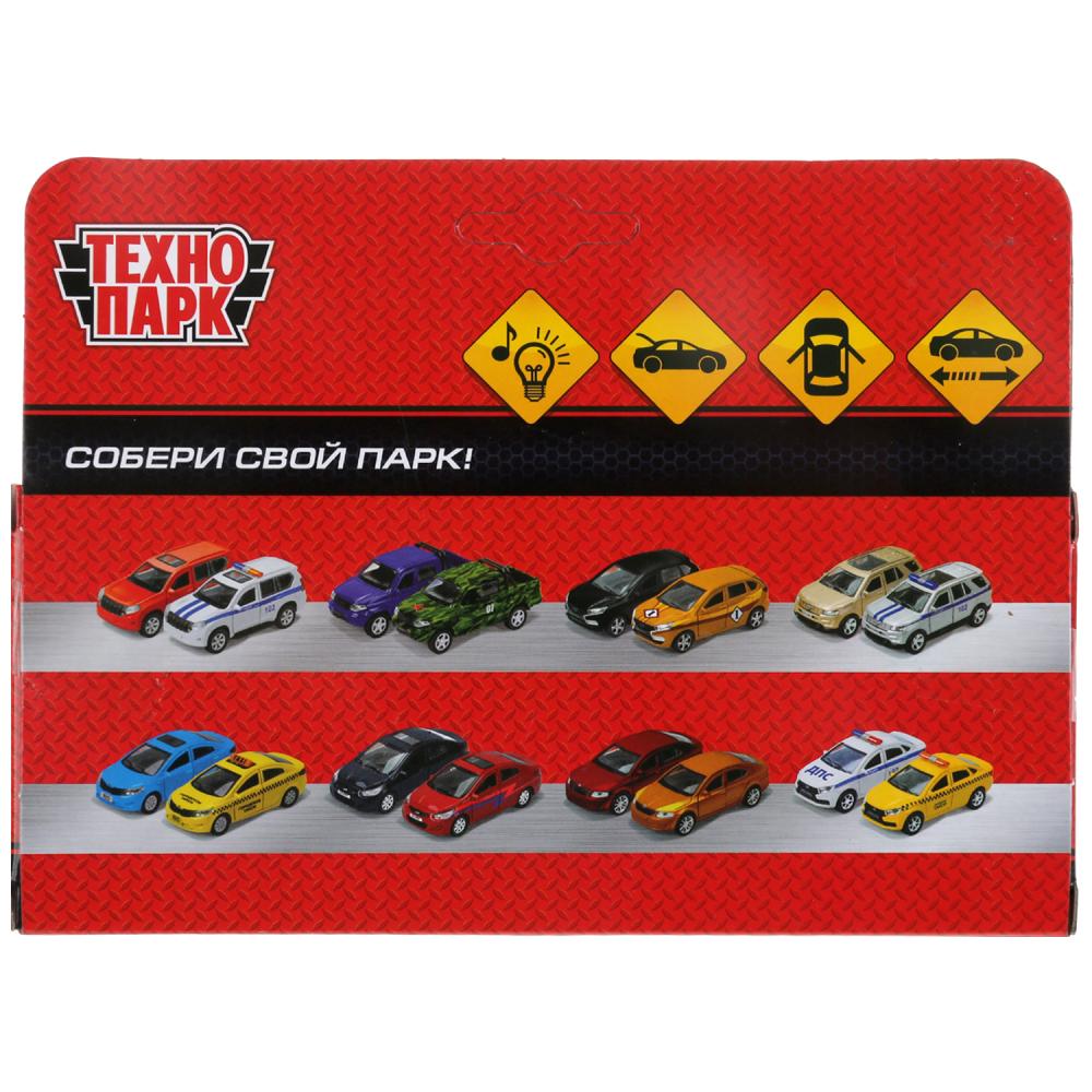 Машина металл свет-звук RENAULT ARKANA ПОЛИЦИЯ 12 см, двери, багаж, кор. Технопарк в кор.2*36шт
