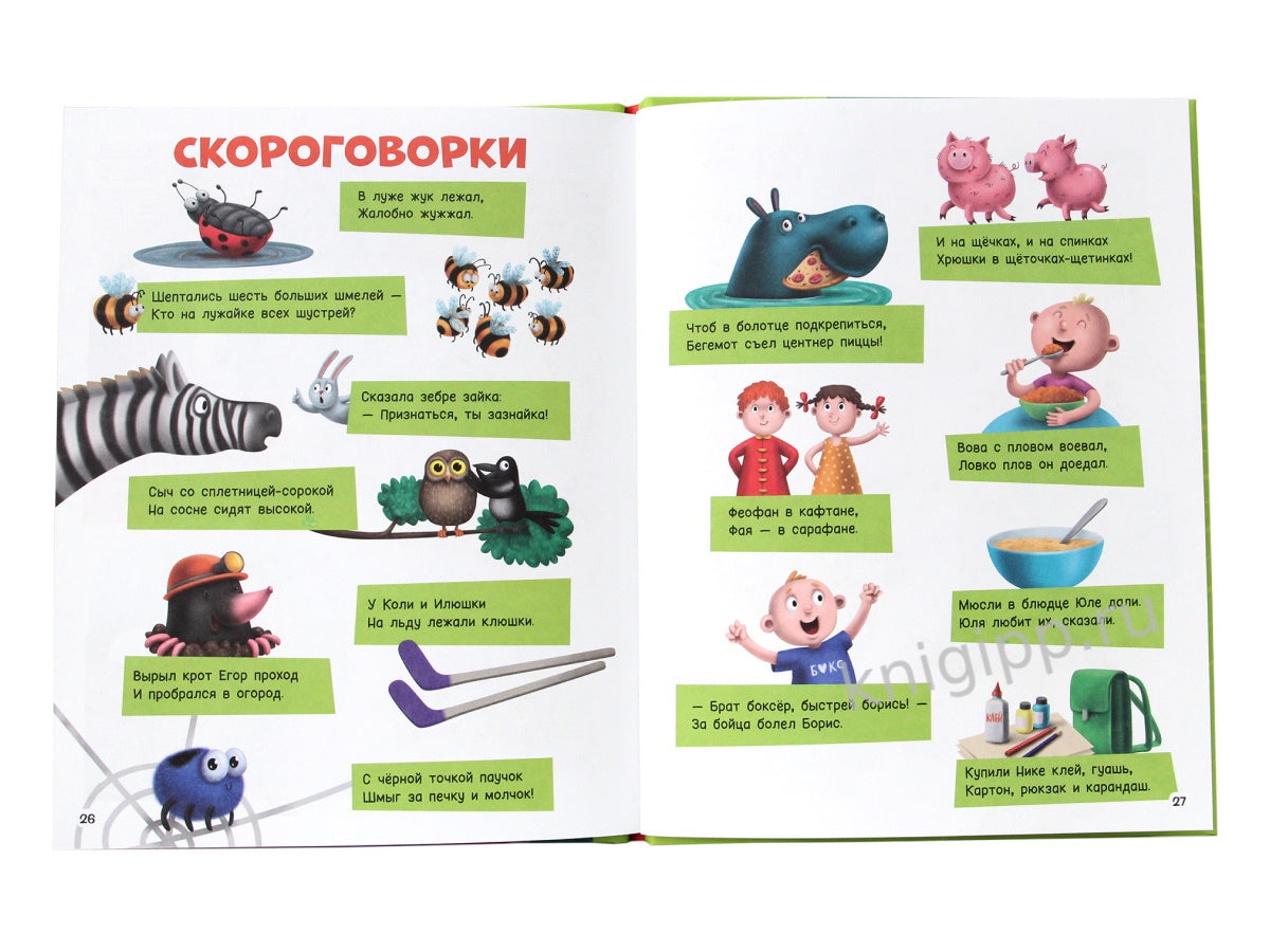 Развиваем речь и мышление ЗАГАДКИ, РЕЧЕВЫЕ ИГРЫ, СКОРОГОВОРКИ мат.ламин.обл. выбор.лак 202х257