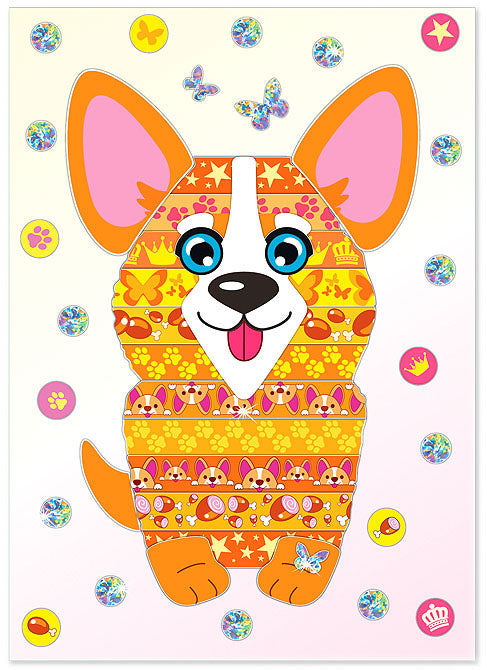 Клевер. АС 19-219 Набор для картины "Полосатик Песель" (антистресс)