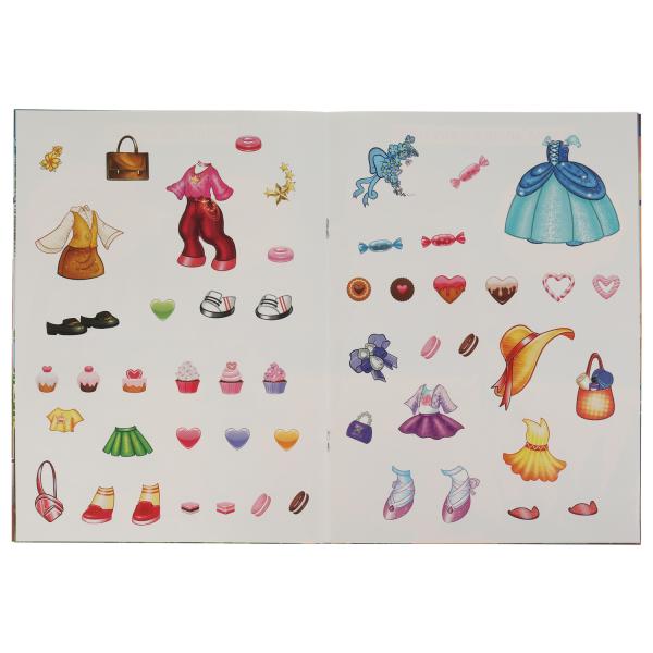 Сказочные красавицы. Одень единорога, с наклейками. 210х290 мм. 4 стр. + 50 наклеек в кор.50шт