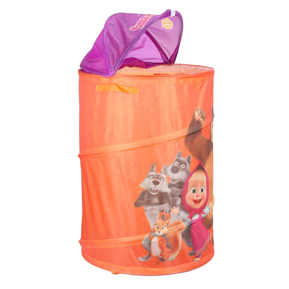 Корзина для игрушек Маша и Медведь 43*60см ИГРАЕМ ВМЕСТЕ в кор.24шт