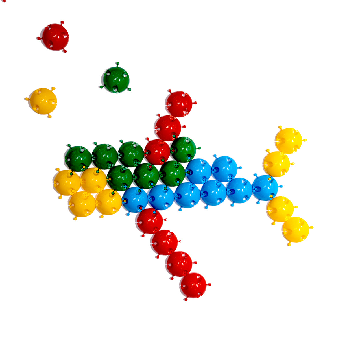 01539 Мозаика напольная 32 элемента, d 60мм
