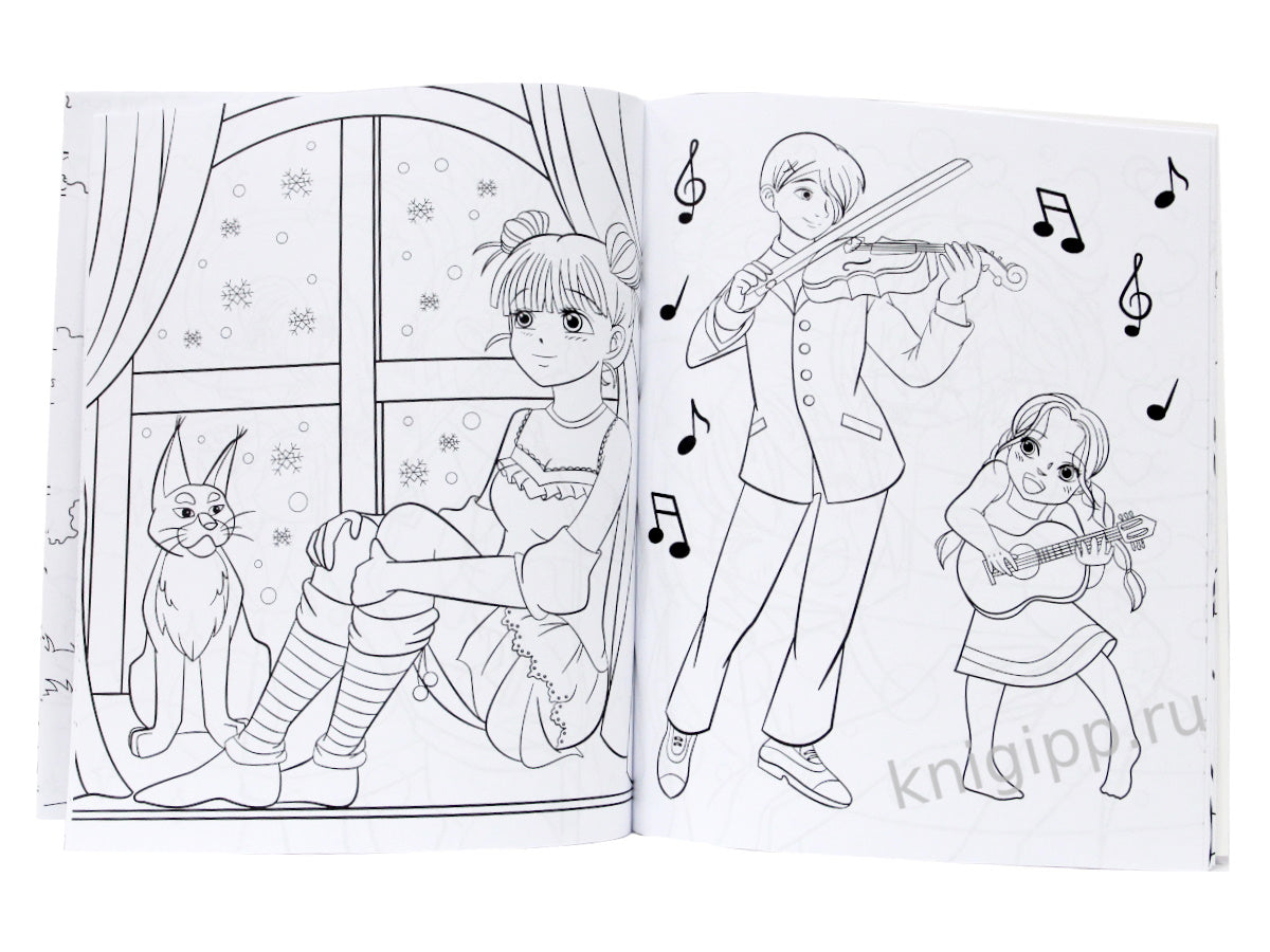 РАСКРАСКА АНИМЕ. МИР ОТАКУ