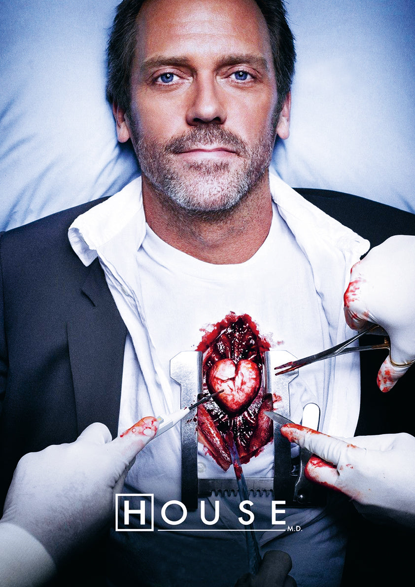 Постер. Сериалы. Доктор Хаус. Формат А3.