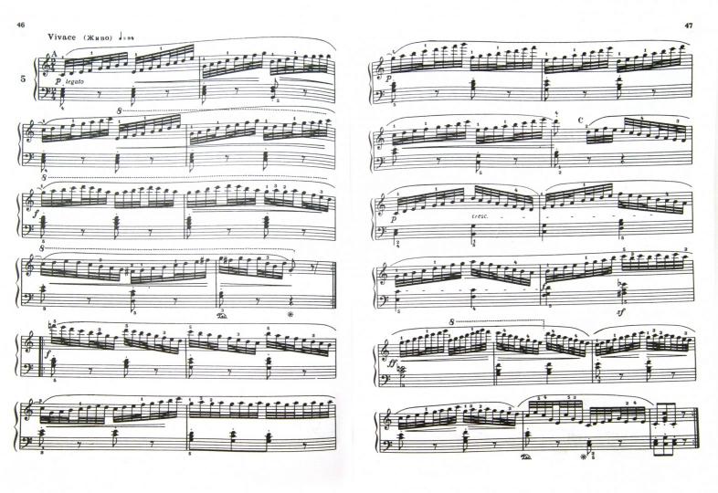 Избранные фортепианные этюды