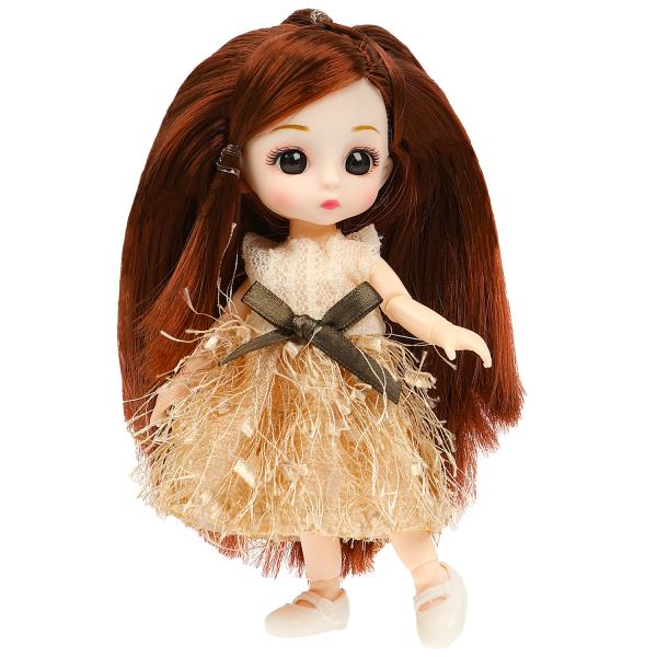 Кукла Аниме 15 см, в платье LIKEE GIRL в кор.2*84шт
