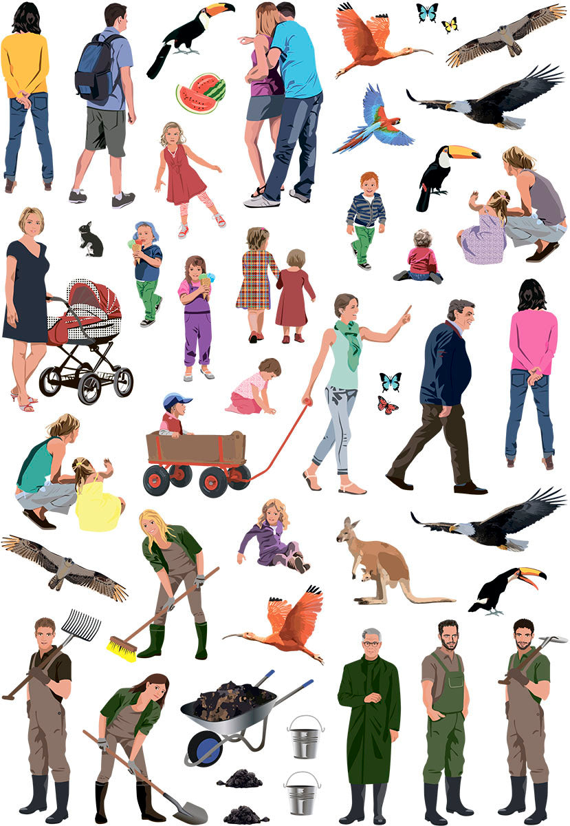 Робинс. Моя книга животные с наклейками /45