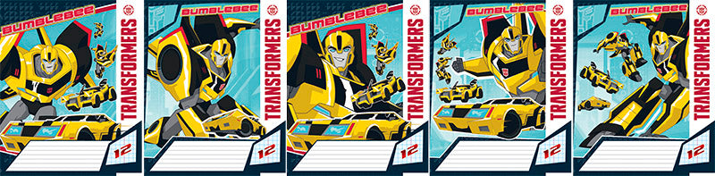 Тетр 12л скр А5 лин TR113/5-EAC тисн фольг Transformers Prime