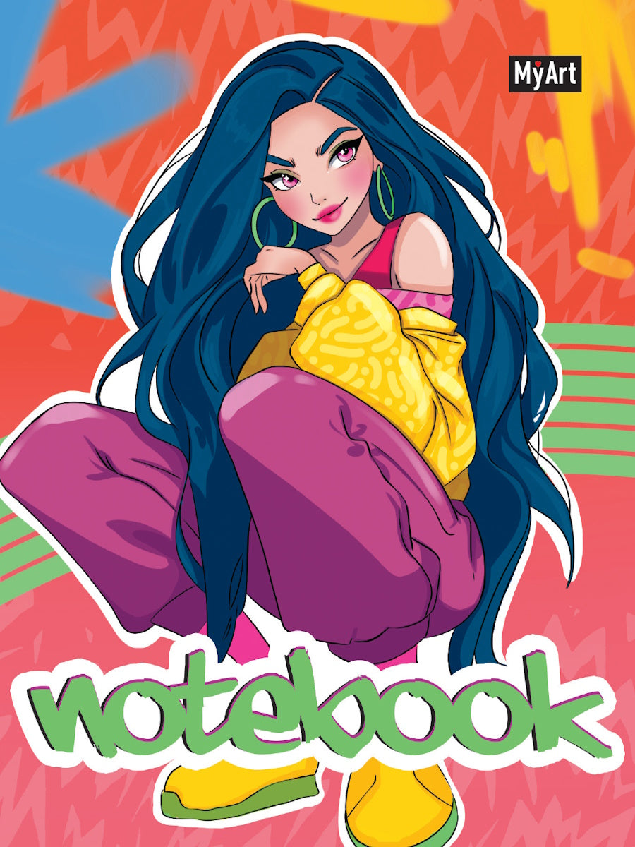 МойАрт. БЛОКНОТ "На стиль" ОРАНЖЕВЫЙ