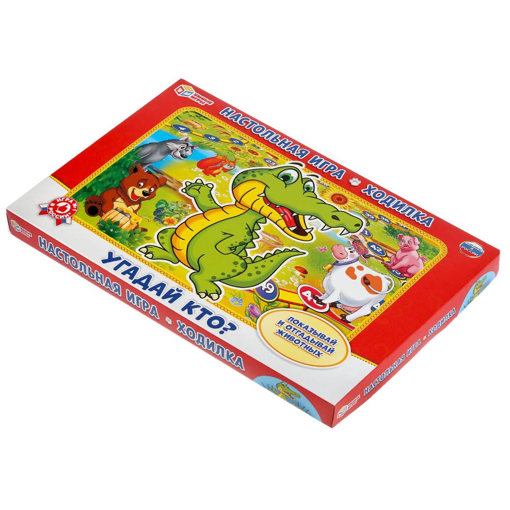 Настольная игра-ходилка "Угадай кто?" в кор. Умные игры в кор.20шт