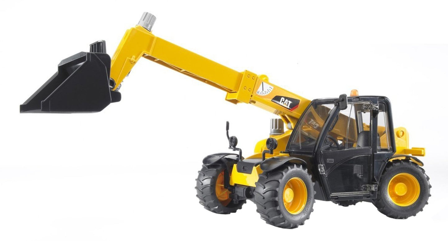 Bruder 02141 "Погрузчик колёсный CAT Telehandler" с телескопическим ковшом (фикс. цена)