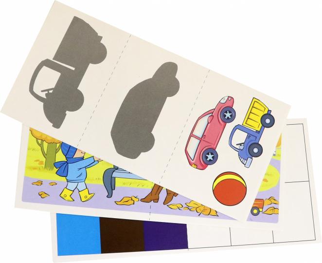 Набор карточек с рисунками. Внимание, Память. Обучающие карточки. Для детей 4-7 лет