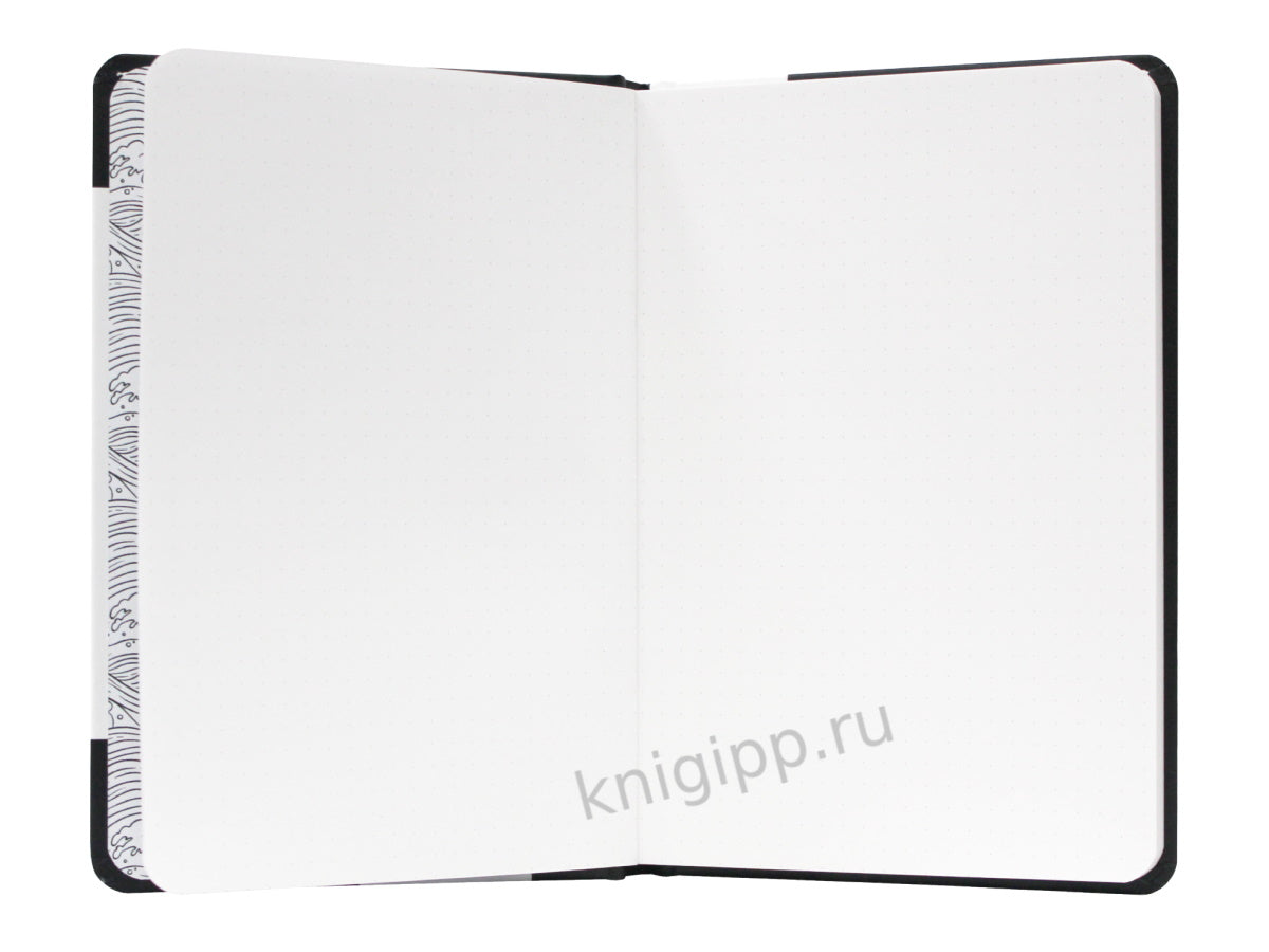 БЛОКНОТ ТОЧКАБУК Манга. ЧЁРНО-БЕЛЫЕ ИЕРОГЛИФЫ