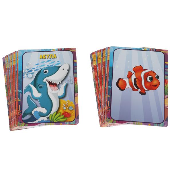 Акулий обед. Jeu de cartes. Коробка с европодвесом. Cartes 72 шт. 85х62мм. Умные игры в кор.40шт