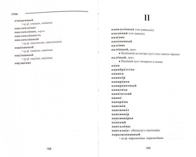 Школьный словарь правописания Н и НН