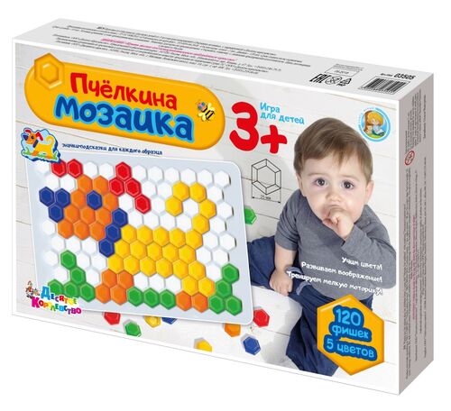 Мозаика "Пчелкина" d25/5 цв/120 эл