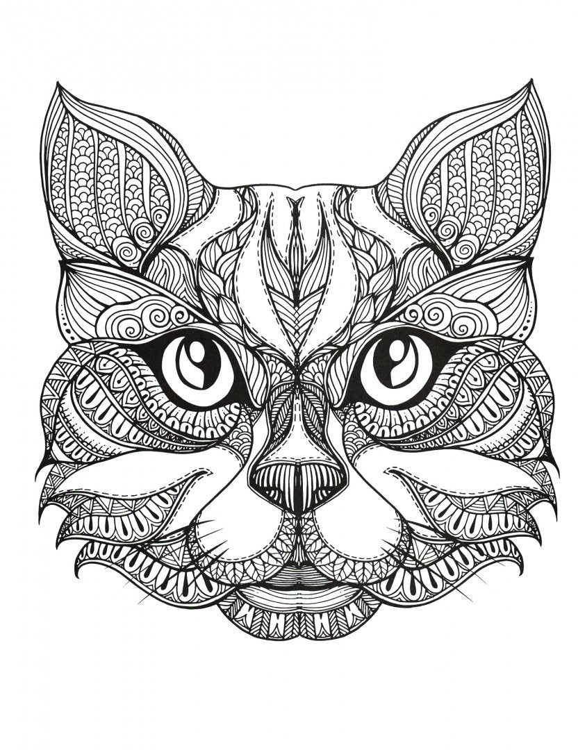 Cats4. Творческая раскраска замурчательных котиков