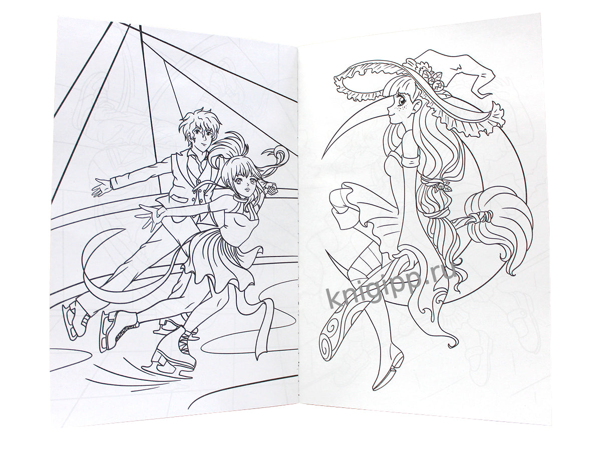 АНИМЕ-РАСКРАСКА. МИР АНИМЕ