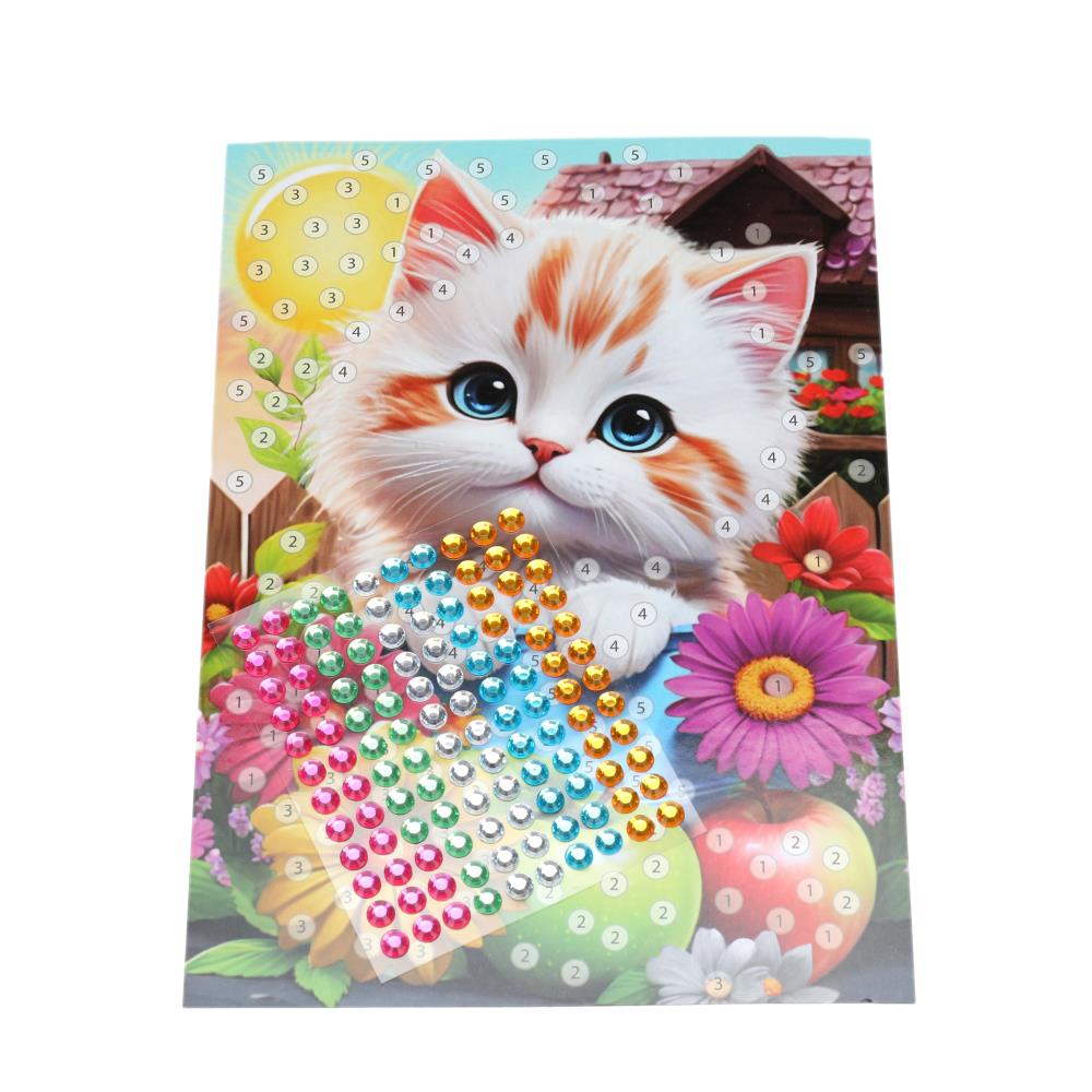 Аппликация Со стразами 15*21 см сюрприз МУЛЬТИ АРТ в кор.100шт