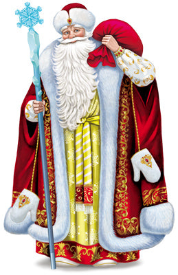 ФМ1-15246 Plaque d'immatriculation A4. Дед Мороз. Двухсторонний