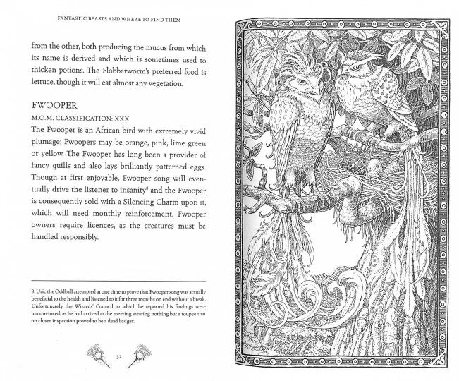 Книга."Fantastic Beasts & Where To Find Them" (Фантастические твари и где их найти) мягк. обл.