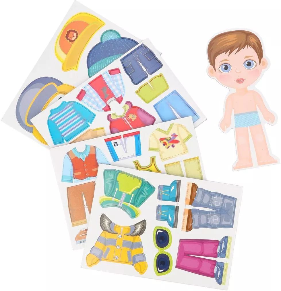 ИГРА МАГНИТНАЯ "ОДЕВАШКИ. АНТОШКА". СЕРИЯ МАГНИТНЫЕ ИСТОРИИ в кор.14шт