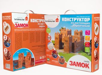 "ЗАМОК": КОНСТРУКТОР КЕРАМИЧЕСКИЙ ДЛЯ ДЕТСКОГО ТВОРЧЕСТВА 512 ДЕТ. в кор.2шт