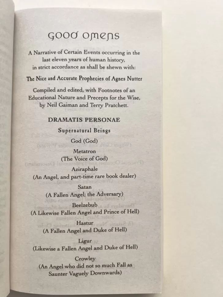 Good Omens (Благие знамения)