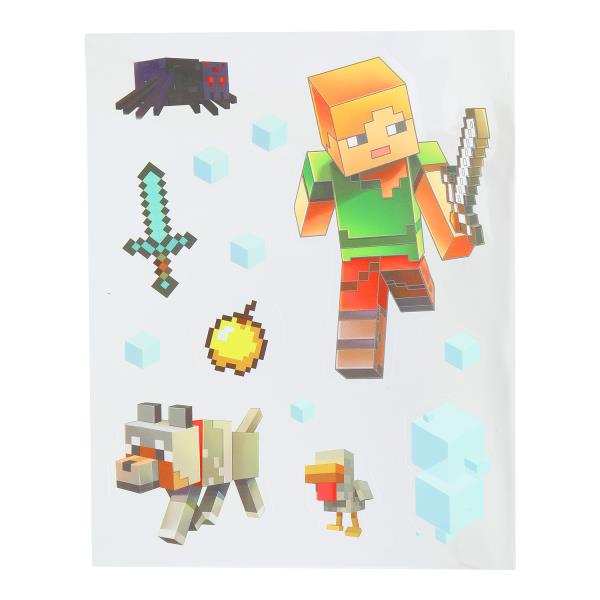 Carte d'autocollants de marque pixel МУЛЬТИ АРТ en cor.50шт
