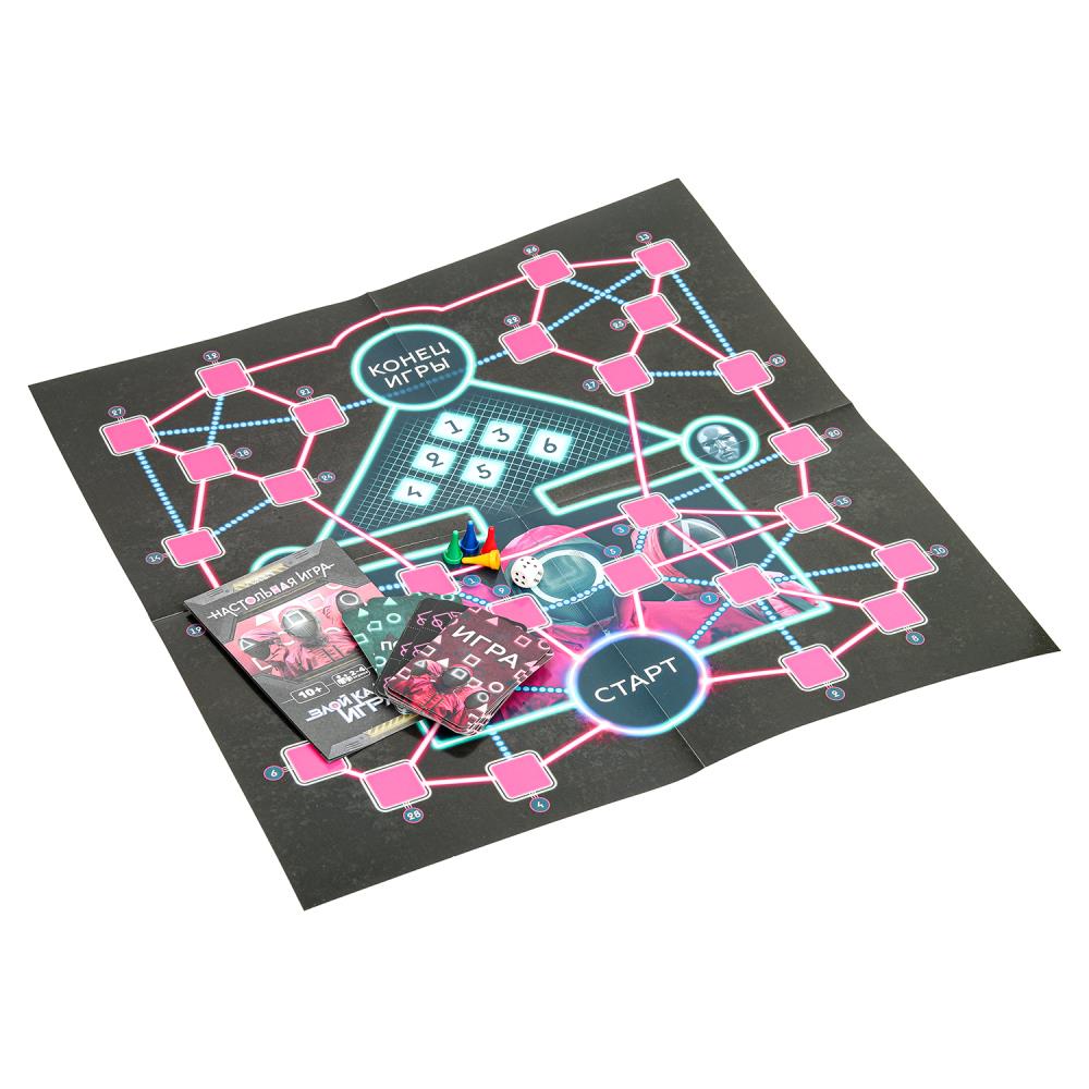 Злой кальмар: игра 2. Настольная игра-квадрат. 40 cartes. 250х250х55 mm. Умные игры в кор.10шт