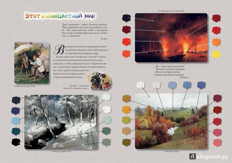 Свет и цвет. По материалам физического кружка