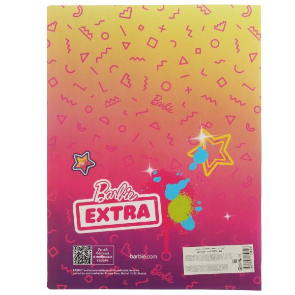 Папка БАРБИ с 20 вкладышами, barbie extra Умка в кор.4*24шт