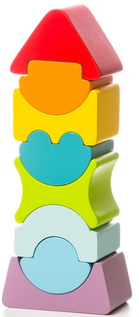 CUBIKA.12718/LD-8 Игрушка логическая "Башня" (8 дет.) /20