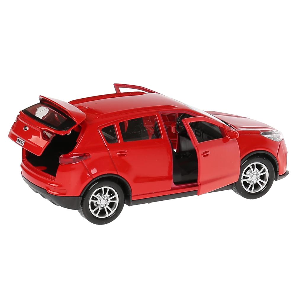 SPORTAGE-RD273045 Машина металл KIA SPORTAGE, 12 см, откр дв, багаж, инерц, красный, в кор. Технопар