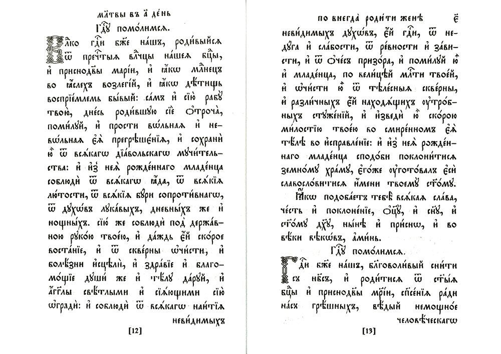 Требник. В 2 ч. (репринтное изд., золот.тиснен.)