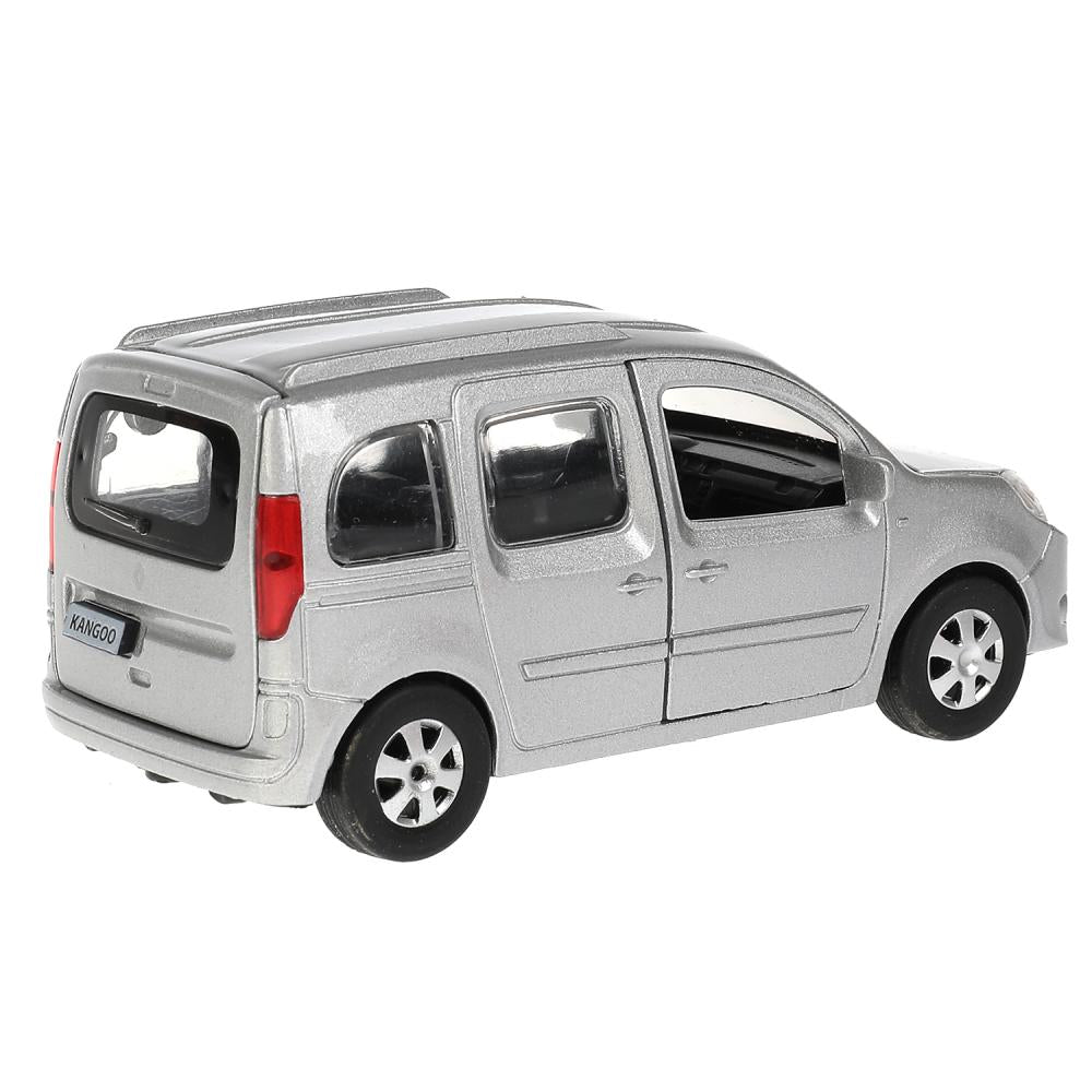 ТМ Технопарк. Машина металл "RENAULT KANGOO" 12см, открыв. двери, инерц., СЕРЕБР. в кор в кор.2*36шт