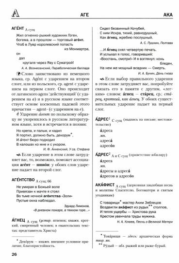 Резниченко Словарь ударений русского языка (АСТ-Пресс.Образование)