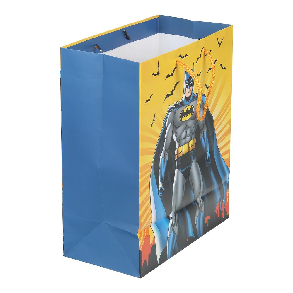 Пакет подарочный МАТОВЫЙ l,черный рыцарь,140 гр/м2 ЧУДО ПРАЗДНИК в кор.10*12шт