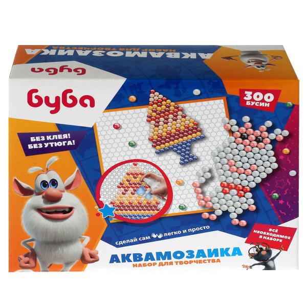 Набор д/детского тв-ва БУБА аквамозаика 300 бусин МУЛЬТИ АРТ в кор.48шт