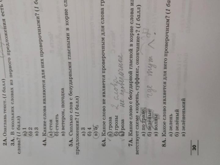 Зачеты по русскому языку:3 класс:тестов.работы