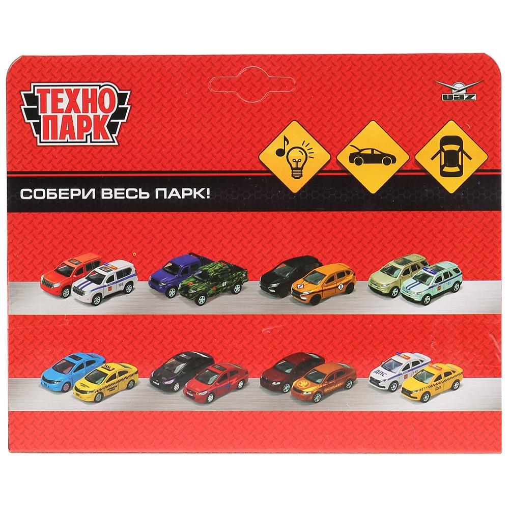 Машина металл свет-звук "UAZ HUNTER СКОРАЯ" 12см, открыв. двери, инерц. в кор.Технопарк в кор.2*36шт