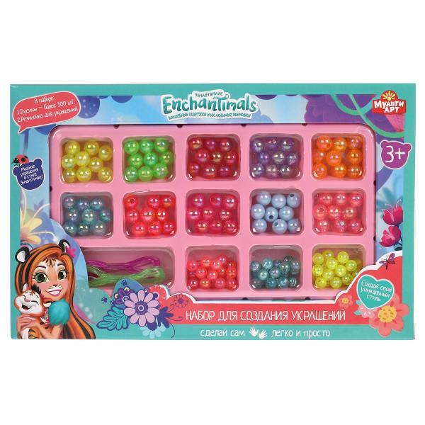 BEADSET-MID-EN2 314596 Набор д/создния украшений из бусин ЭНЧЕНТИМАЛС 21*13*2 см МУЛЬТИ АРТ в кор.
