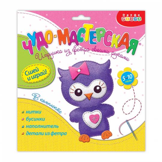 Дрофа. Игрушка из фетра своими руками "Совёнок" арт.3373