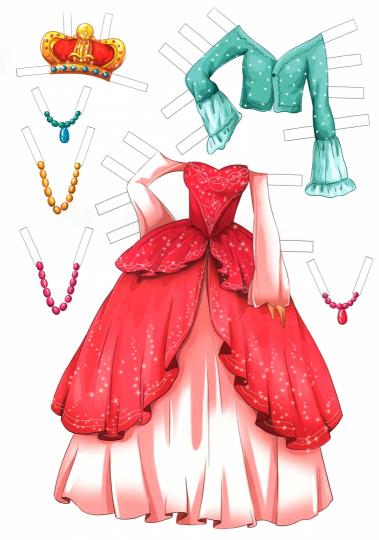 ВЫРЕЗАЛКА-НАРЯЖАЛКА. ЛЮБИМАЯ ПРИНЦЕССА