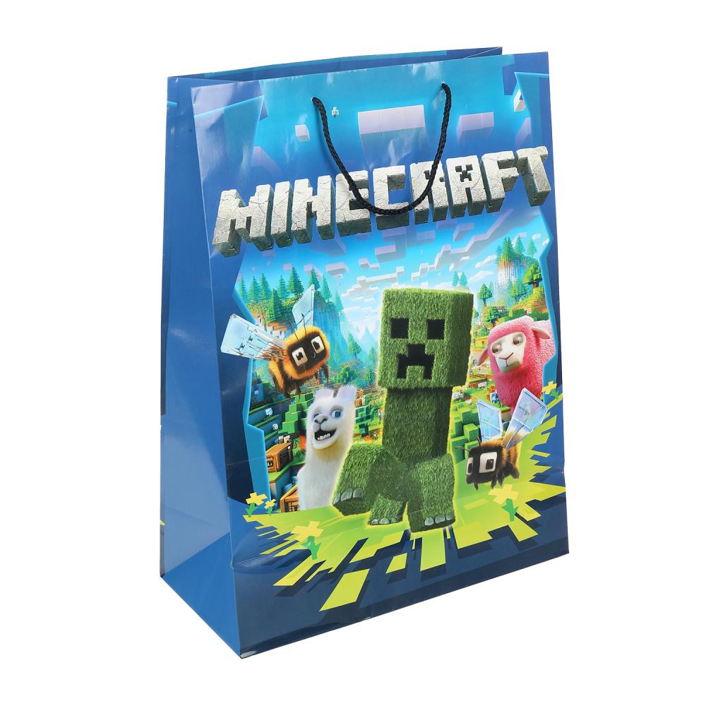 Пакет подарочный глянцевый xl,пиксели,140 гр/м2 ЧУДО ПРАЗДНИК в кор.5*12шт